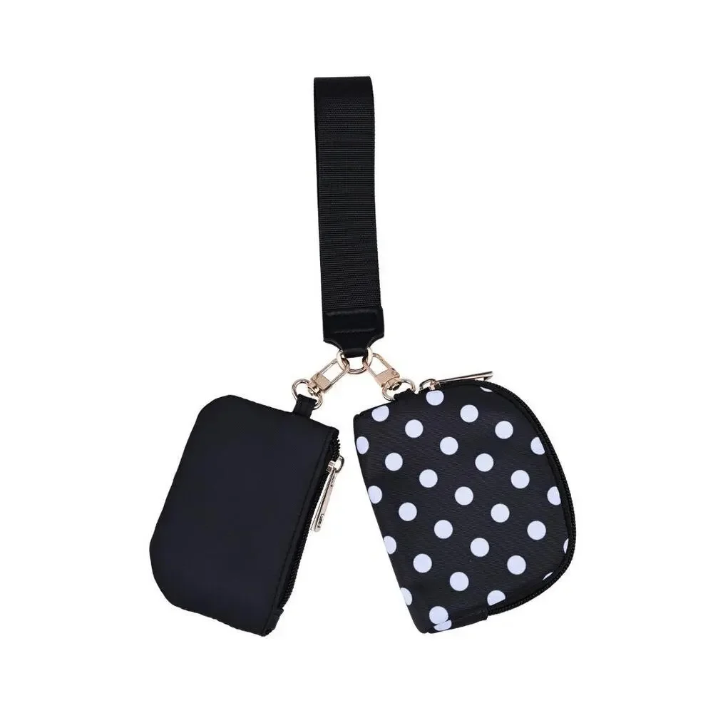 URBAN EXPRESSIONS NWT 2 Piece, Link & Carry, Polka Dot Wristlet